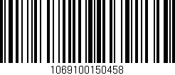 Código de barras (EAN, GTIN, SKU, ISBN): '1069100150458'