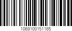 Código de barras (EAN, GTIN, SKU, ISBN): '1069100151165'