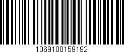 Código de barras (EAN, GTIN, SKU, ISBN): '1069100159192'