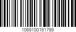 Código de barras (EAN, GTIN, SKU, ISBN): '1069100161799'