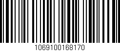 Código de barras (EAN, GTIN, SKU, ISBN): '1069100168170'