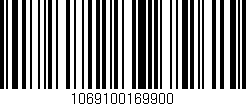 Código de barras (EAN, GTIN, SKU, ISBN): '1069100169900'