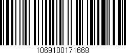 Código de barras (EAN, GTIN, SKU, ISBN): '1069100171668'