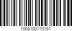Código de barras (EAN, GTIN, SKU, ISBN): '1069100173181'