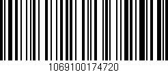 Código de barras (EAN, GTIN, SKU, ISBN): '1069100174720'