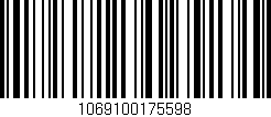 Código de barras (EAN, GTIN, SKU, ISBN): '1069100175598'