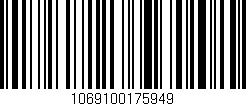 Código de barras (EAN, GTIN, SKU, ISBN): '1069100175949'