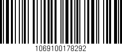 Código de barras (EAN, GTIN, SKU, ISBN): '1069100178292'