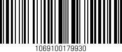 Código de barras (EAN, GTIN, SKU, ISBN): '1069100179930'