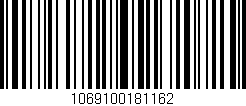 Código de barras (EAN, GTIN, SKU, ISBN): '1069100181162'