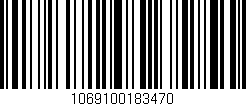 Código de barras (EAN, GTIN, SKU, ISBN): '1069100183470'