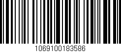 Código de barras (EAN, GTIN, SKU, ISBN): '1069100183586'