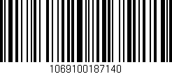 Código de barras (EAN, GTIN, SKU, ISBN): '1069100187140'