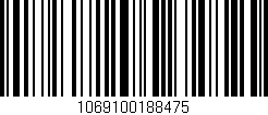 Código de barras (EAN, GTIN, SKU, ISBN): '1069100188475'