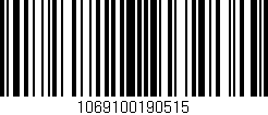 Código de barras (EAN, GTIN, SKU, ISBN): '1069100190515'
