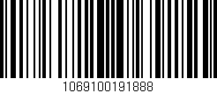 Código de barras (EAN, GTIN, SKU, ISBN): '1069100191888'