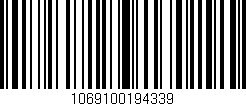 Código de barras (EAN, GTIN, SKU, ISBN): '1069100194339'