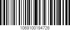 Código de barras (EAN, GTIN, SKU, ISBN): '1069100194728'