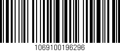 Código de barras (EAN, GTIN, SKU, ISBN): '1069100196296'