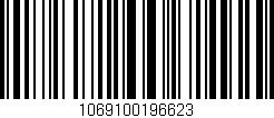 Código de barras (EAN, GTIN, SKU, ISBN): '1069100196623'