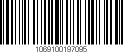Código de barras (EAN, GTIN, SKU, ISBN): '1069100197095'