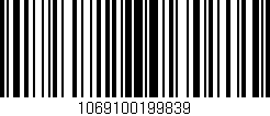 Código de barras (EAN, GTIN, SKU, ISBN): '1069100199839'