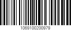 Código de barras (EAN, GTIN, SKU, ISBN): '1069100200979'
