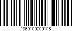 Código de barras (EAN, GTIN, SKU, ISBN): '1069100203185'