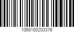 Código de barras (EAN, GTIN, SKU, ISBN): '1069100203376'