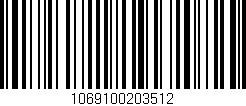Código de barras (EAN, GTIN, SKU, ISBN): '1069100203512'