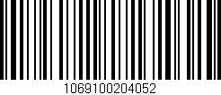 Código de barras (EAN, GTIN, SKU, ISBN): '1069100204052'