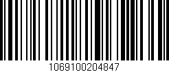 Código de barras (EAN, GTIN, SKU, ISBN): '1069100204847'