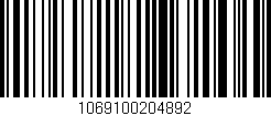 Código de barras (EAN, GTIN, SKU, ISBN): '1069100204892'