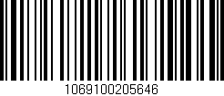 Código de barras (EAN, GTIN, SKU, ISBN): '1069100205646'