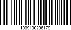 Código de barras (EAN, GTIN, SKU, ISBN): '1069100206179'