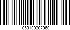 Código de barras (EAN, GTIN, SKU, ISBN): '1069100207060'