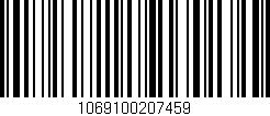 Código de barras (EAN, GTIN, SKU, ISBN): '1069100207459'