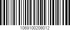 Código de barras (EAN, GTIN, SKU, ISBN): '1069100208012'