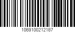 Código de barras (EAN, GTIN, SKU, ISBN): '1069100212187'