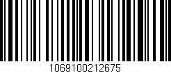 Código de barras (EAN, GTIN, SKU, ISBN): '1069100212675'