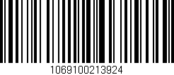 Código de barras (EAN, GTIN, SKU, ISBN): '1069100213924'