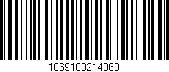 Código de barras (EAN, GTIN, SKU, ISBN): '1069100214068'