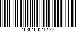 Código de barras (EAN, GTIN, SKU, ISBN): '1069100218172'