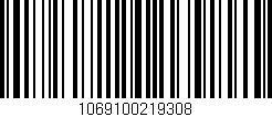Código de barras (EAN, GTIN, SKU, ISBN): '1069100219308'