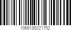 Código de barras (EAN, GTIN, SKU, ISBN): '1069100221752'