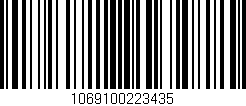 Código de barras (EAN, GTIN, SKU, ISBN): '1069100223435'