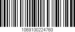 Código de barras (EAN, GTIN, SKU, ISBN): '1069100224760'