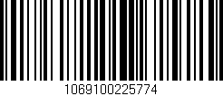 Código de barras (EAN, GTIN, SKU, ISBN): '1069100225774'