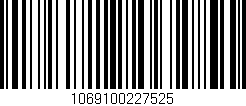 Código de barras (EAN, GTIN, SKU, ISBN): '1069100227525'