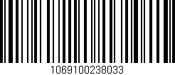 Código de barras (EAN, GTIN, SKU, ISBN): '1069100238033'